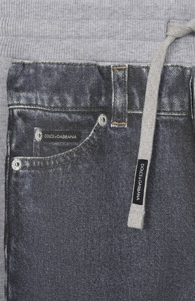 Хлопковые джоггеры DOLCE & GABBANA, арт. L4JPIN/G7PVD, фото 3