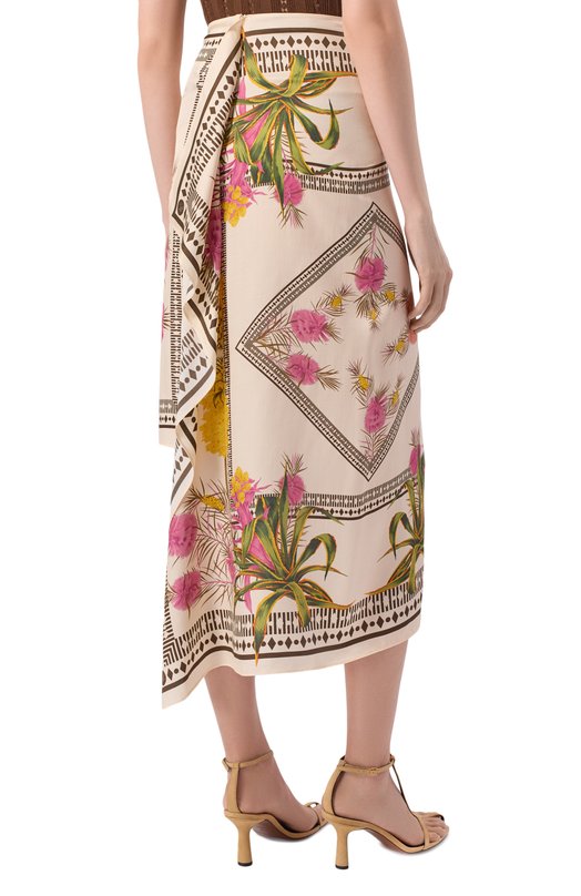 Юбка из вискозы Blumarine 2G281A Разноцветный  2G281A Фото 4