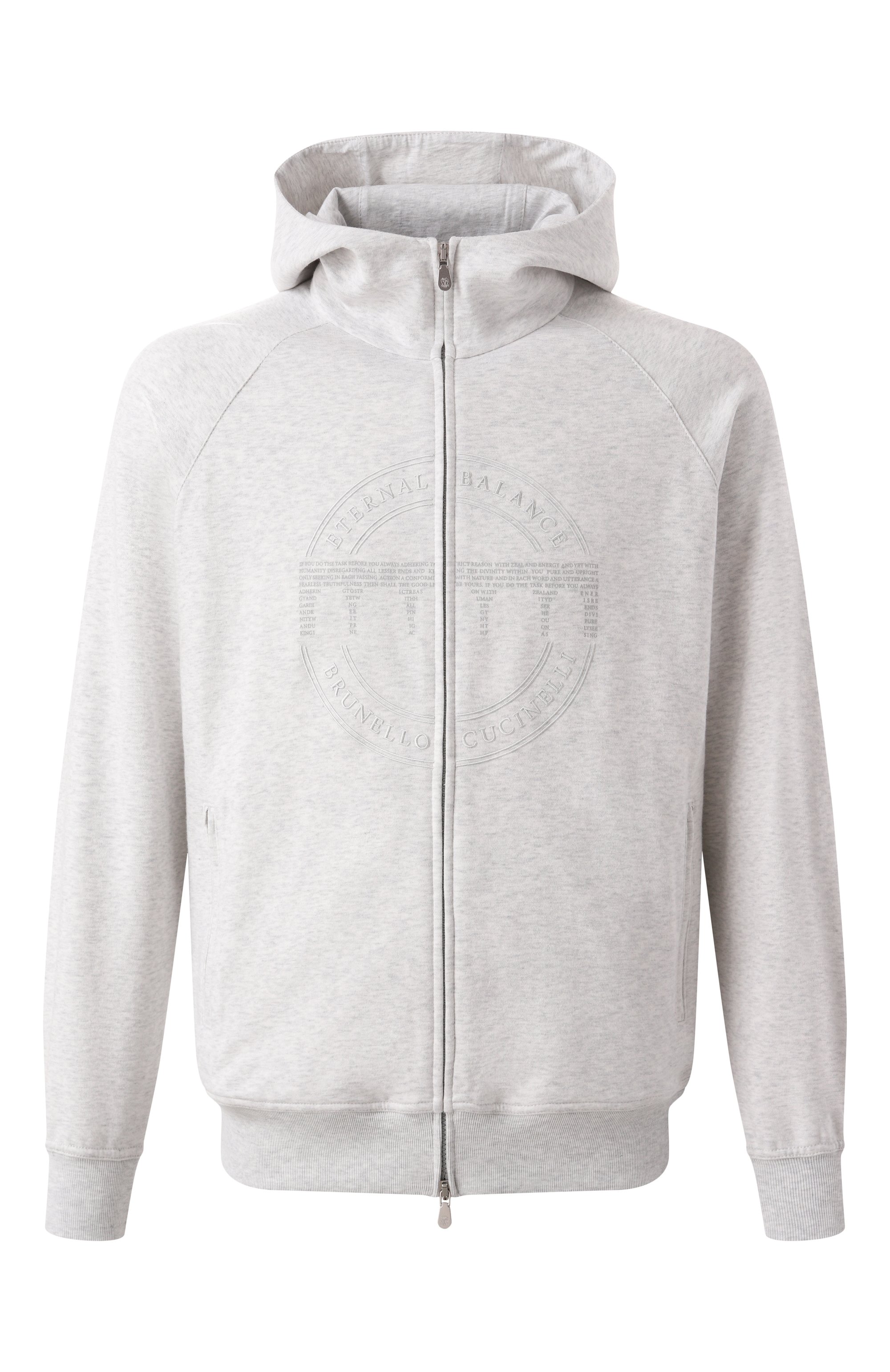 Хлопковая толстовка BRUNELLO CUCINELLI, арт. MM8363130G, фото 1