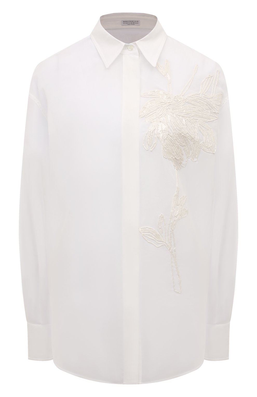 Хлопковая блузка BRUNELLO CUCINELLI, арт. MH911NP116, фото 1