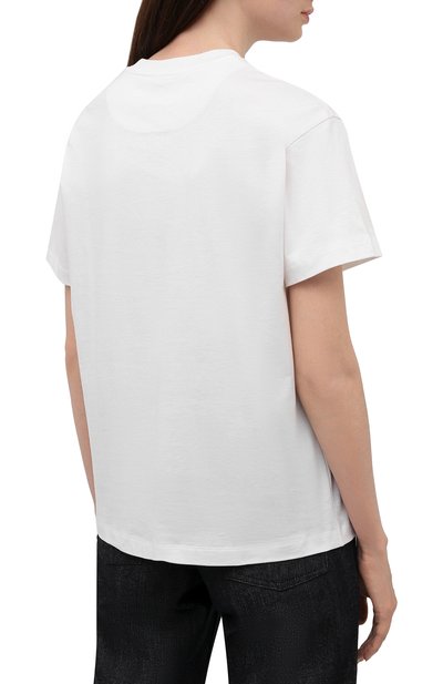 Комплект из трех хлопковых футболок JIL SANDER белого цвета по цене 39550 руб., арт. JPPT706540-WT248808, фото 4 Комплект из трех хлопковых футболок JIL SANDER, арт. JPPT706540-WT248808, фото 4