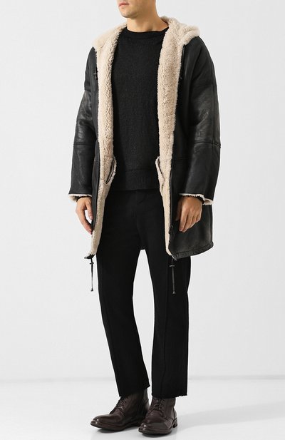 Дубленка прямого кроя на молнии с капюшоном GIORGIO BRATO, арт. GU19F8850MECUMURBLE, фото 2