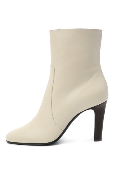 Кожаные ботильоны jane SAINT LAURENT белого цвета по цене 96350 руб., арт. 632473/1ZJ00, фото 3 Кожаные ботильоны jane SAINT LAURENT, арт. 632473/1ZJ00, фото 3