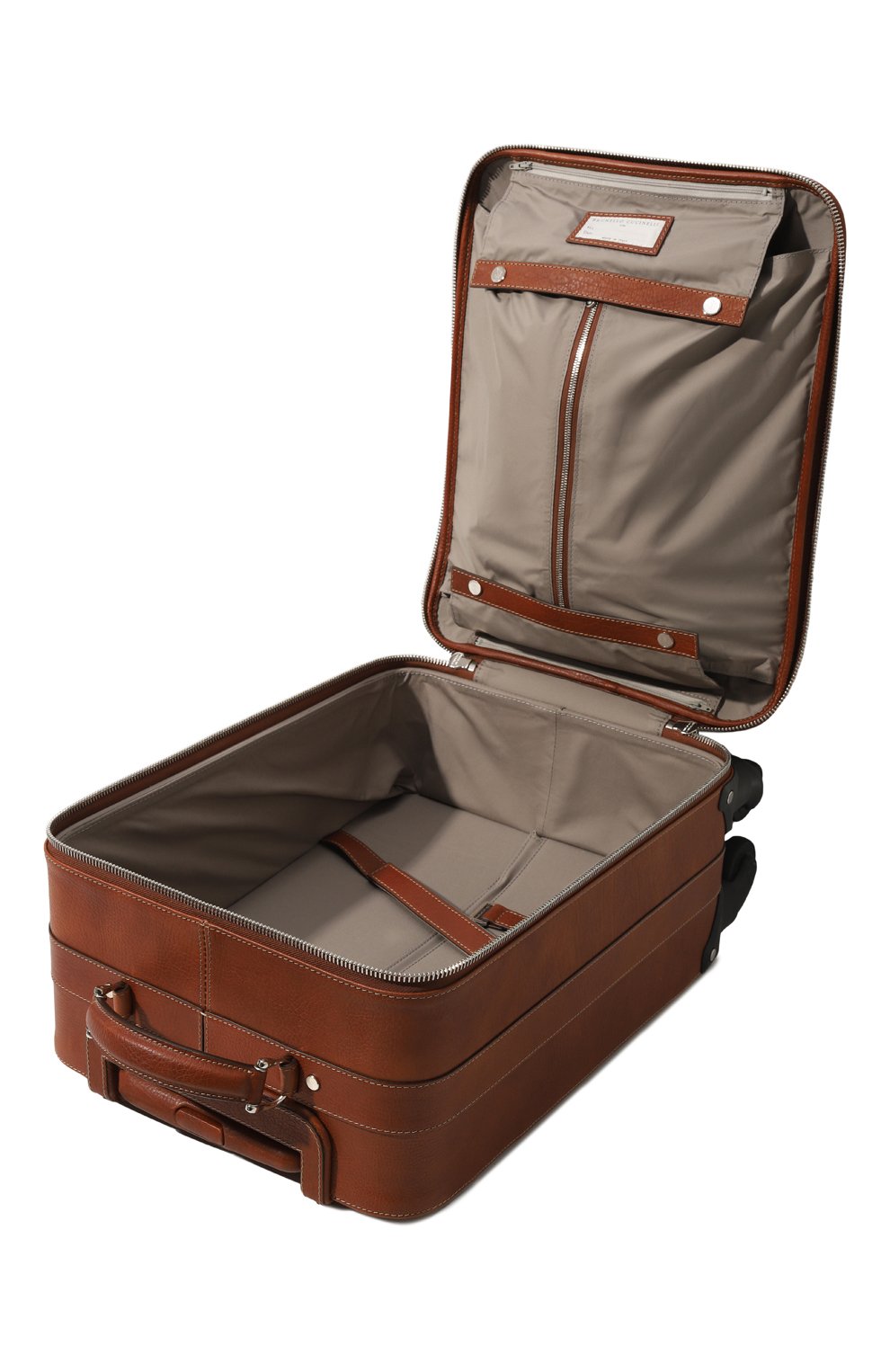 Кожаный дорожный чемодан small BRUNELLO CUCINELLI, арт. MBZIU342, фото 4