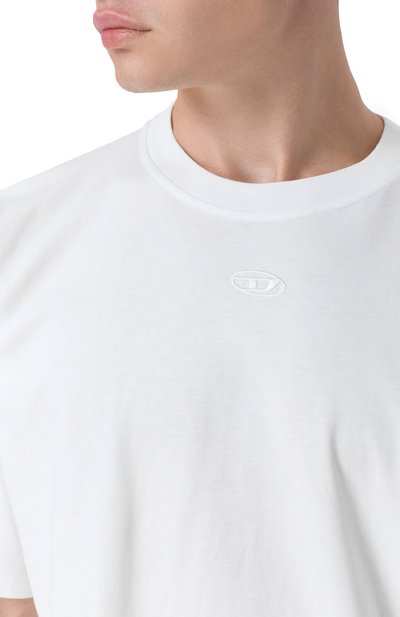 Хлопковая футболка DIESEL, арт. A21562/0PLAT, фото 5