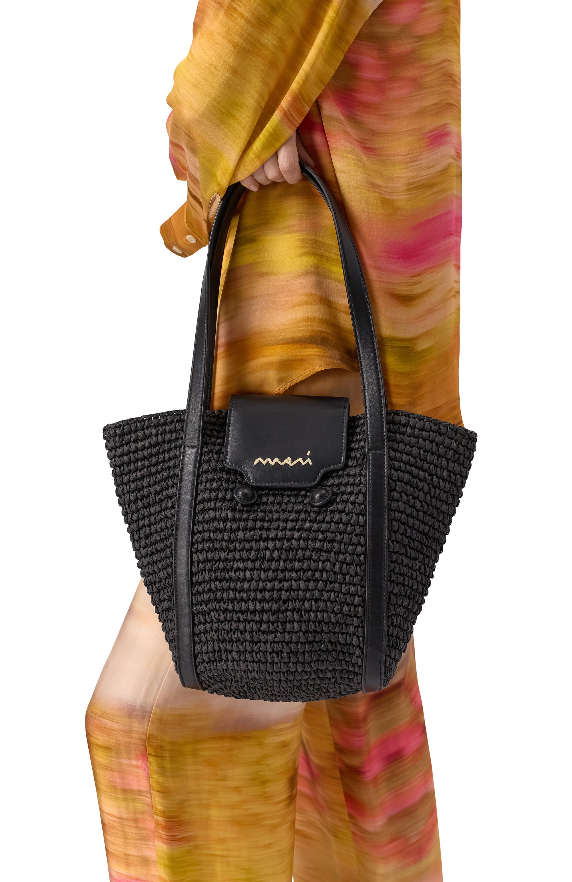 Сумка trunkaroo MARNI черного цвета по цене 79950 руб., арт. SHMP0117U1/P8321, фото 2 Сумка trunkaroo MARNI, арт. SHMP0117U1/P8321, фото 2