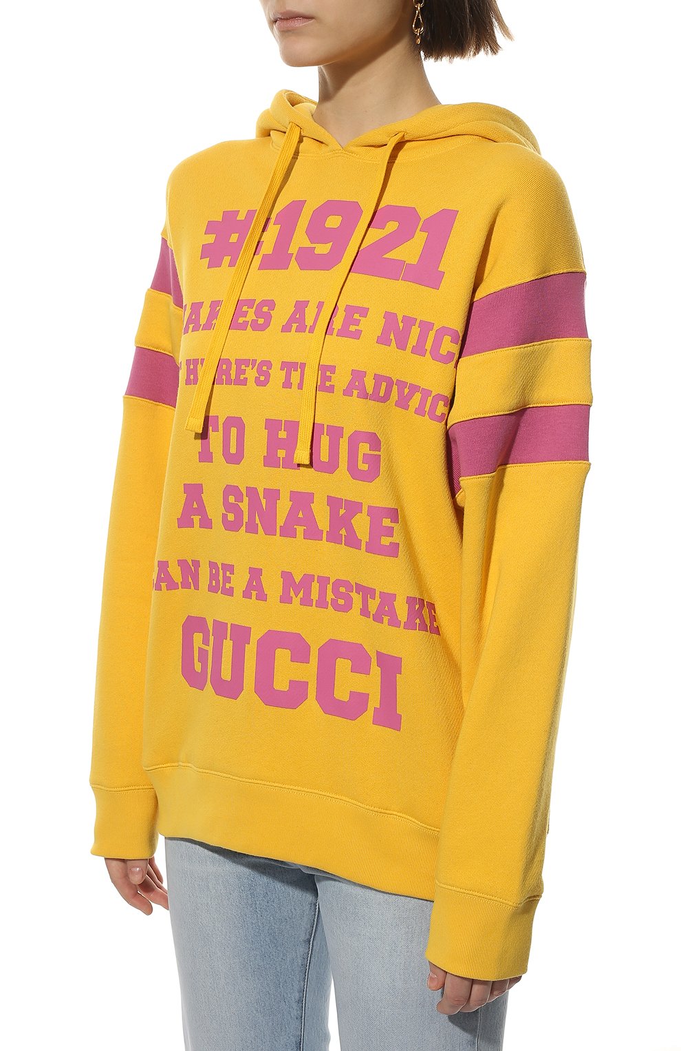 Хлопковое худи GUCCI, арт. 683276/XJD3E, фото 3