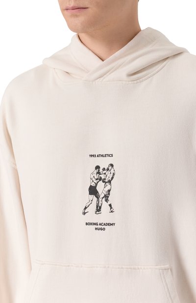 Хлопковое худи HUGO, арт. 50542399, фото 5