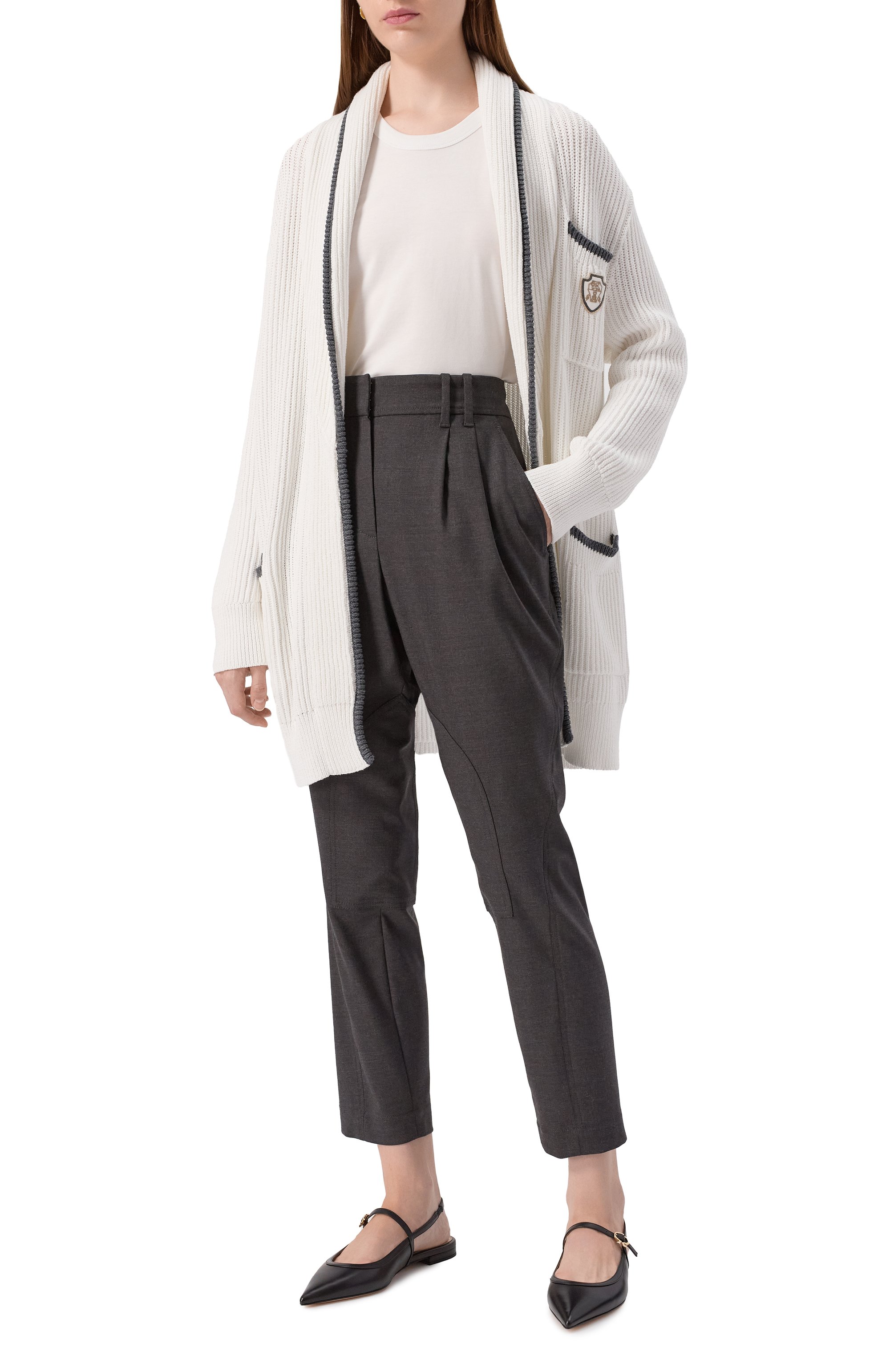 Шерстяные брюки BRUNELLO CUCINELLI, арт. MG912P9029, фото 2