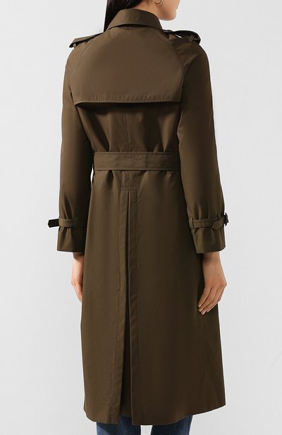 Тренч CELINE хаки цвета по цене 299500 руб., арт. 2M015085I, фото 4 Тренч CELINE, арт. 2M015085I, фото 4