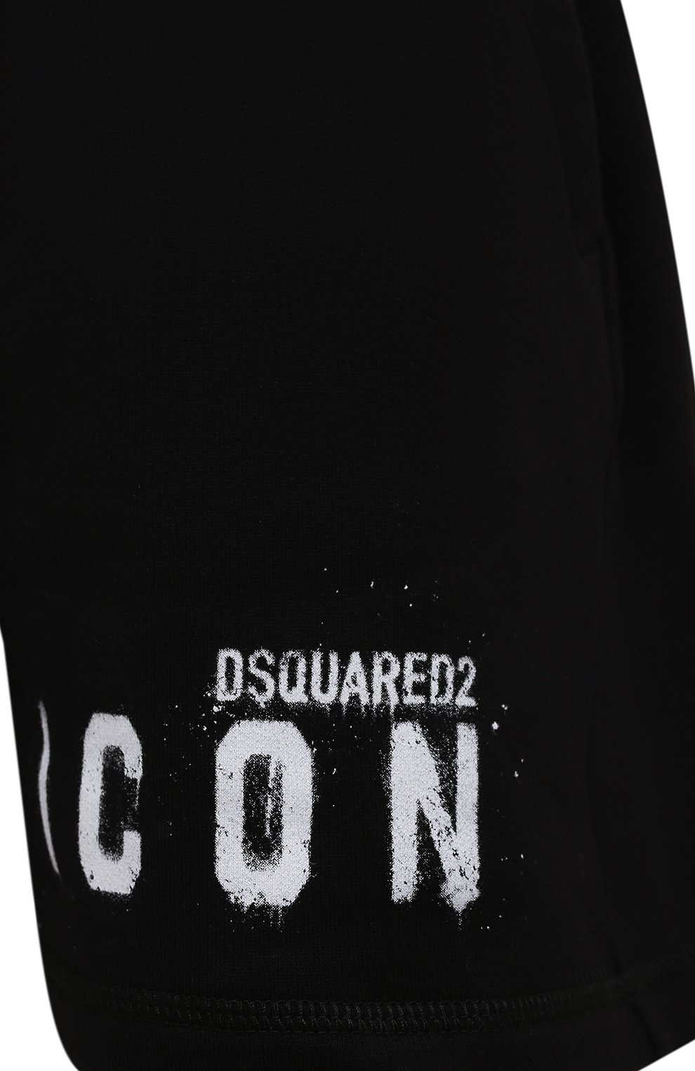 Хлопковые шорты DSQUARED2 черного цвета по цене 29950 руб., арт. S80MU0016/S25516, фото 5 Хлопковые шорты DSQUARED2, арт. S80MU0016/S25516, фото 5