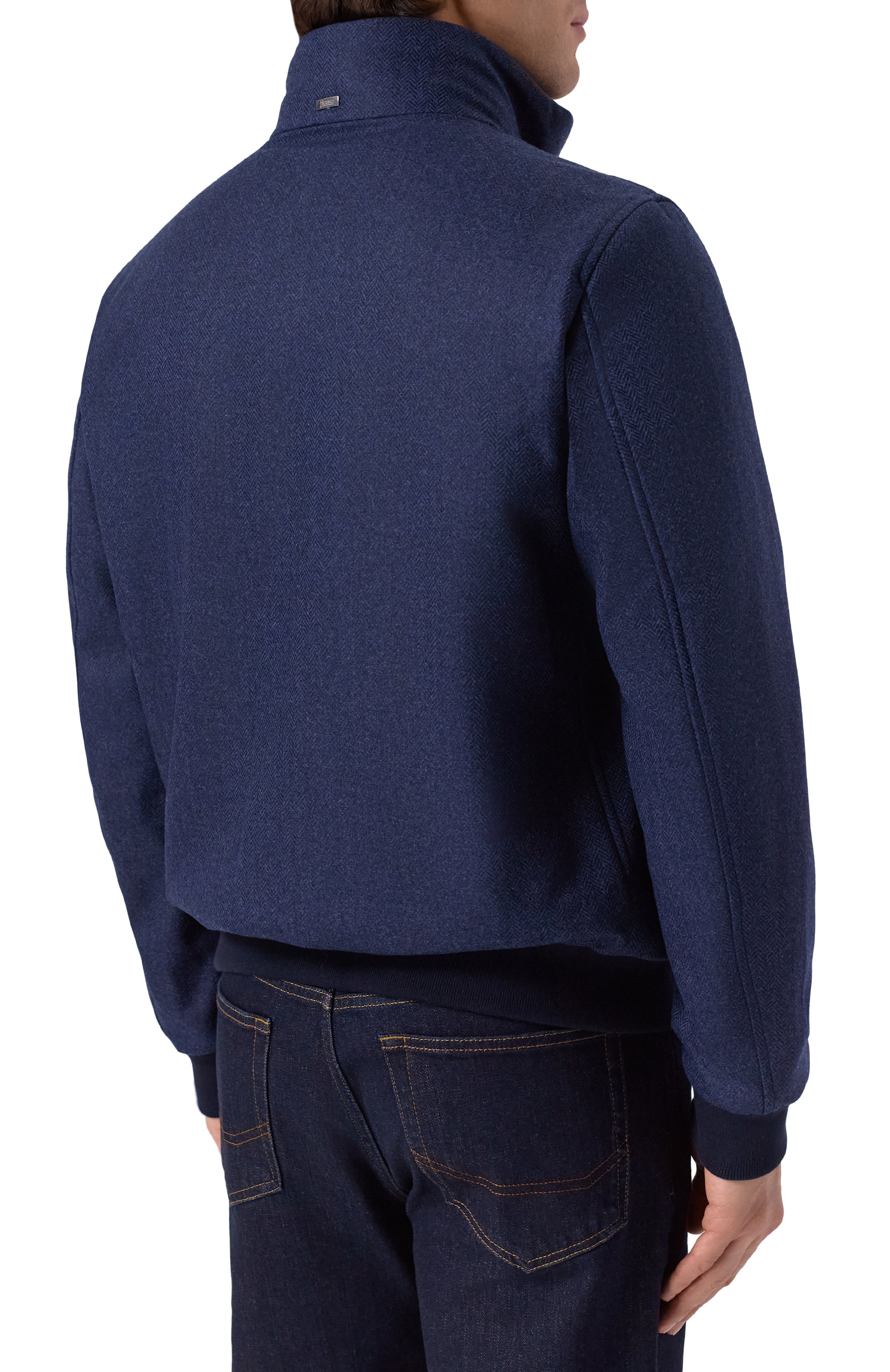 Бомбер из шерсти и кашемира HERNO, арт. GI000611U/33351, фото 4