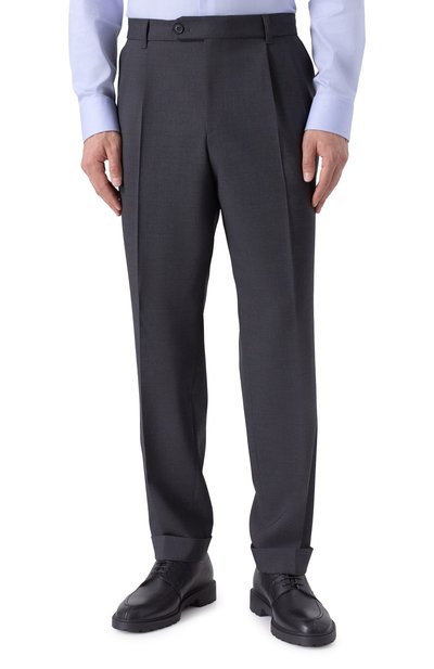 Шерстяные брюки BOSS, арт. 50545822, фото 3