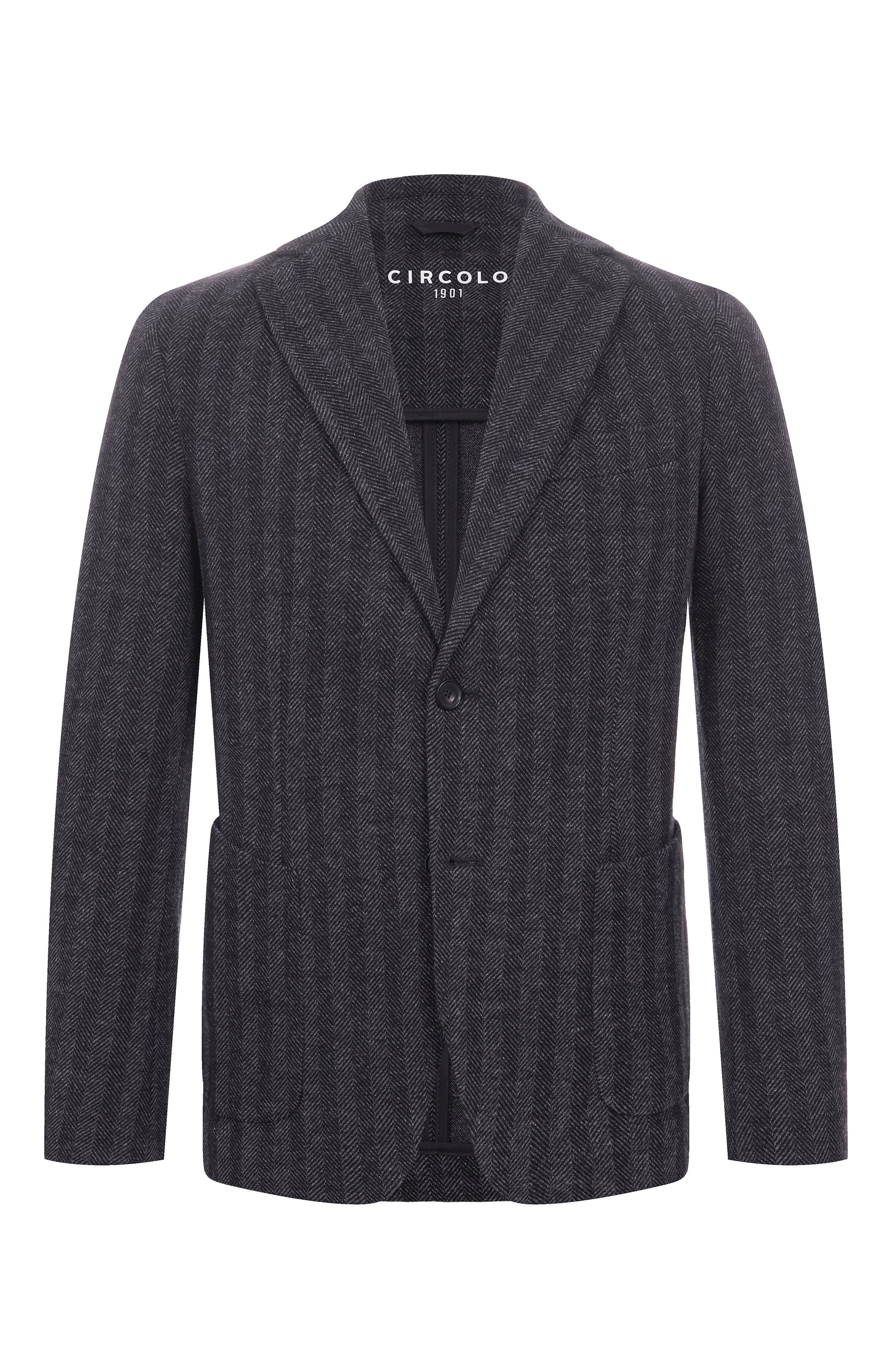 Пиджак из шерсти и хлопка CIRCOLO 1901, арт. CN5061, фото 1