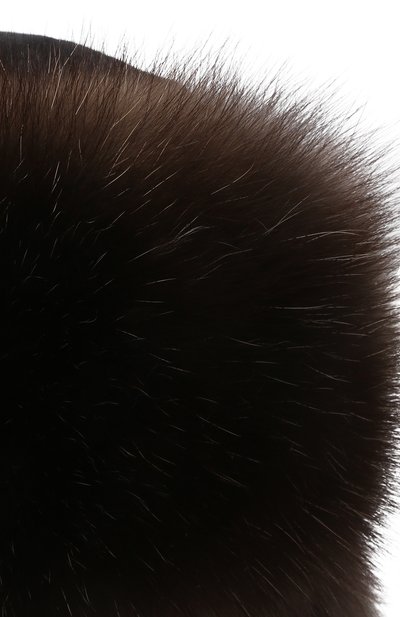 Меховая шапка-ушанка из норки и соболя VICTORIA KUSENKOVA, арт. 331513504235, фото 3