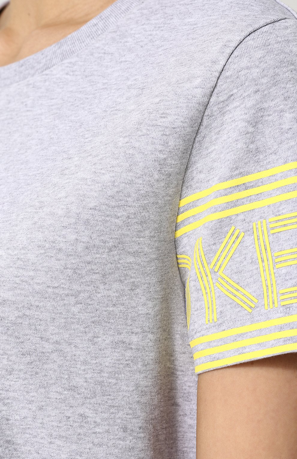 Хлопковая футболка с круглым вырезом и логотипом бренда KENZO, арт. 2TS793985, фото 5
