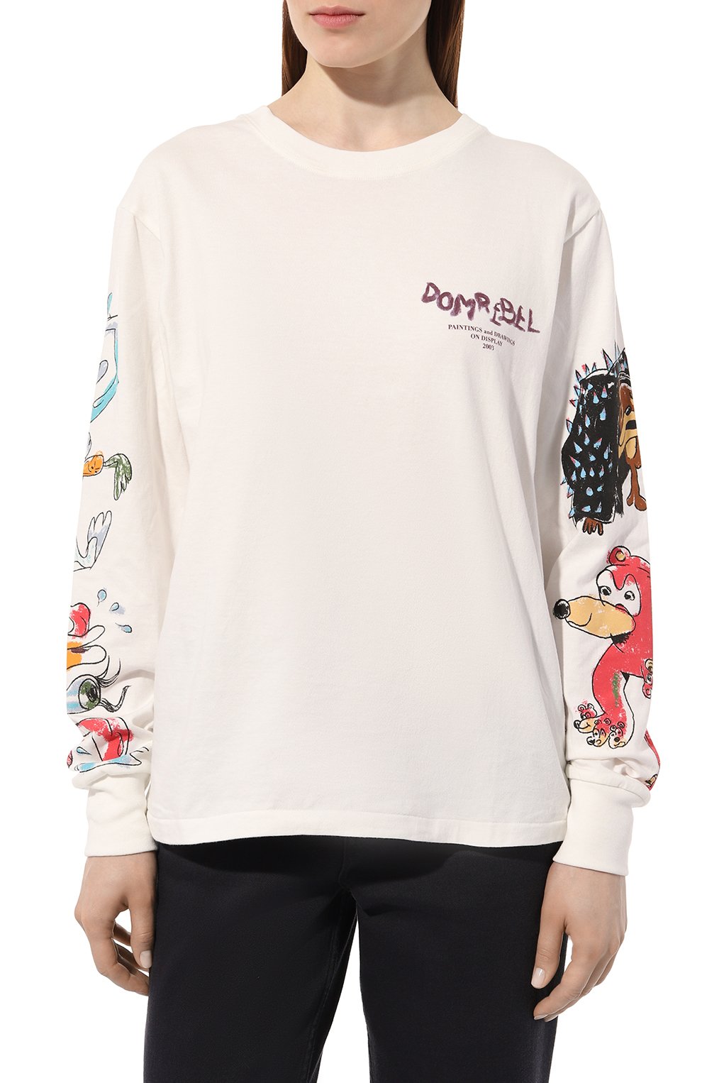 Хлопковый свитшот DOMREBEL, арт. SYDNEY/L0NG SLEEVE T-SHIRT, фото 3