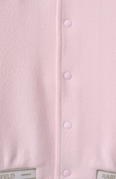 Детская комплект из трех предметов KARL LAGERFELD KIDS св�етло-розового цвета, арт. Z30521. | Фото 9 (Материал сплава: Проставлено; Материал внешний: Хлопок; Рукава: Длинные; Драгоценные камни: Проставлено; Девочки Кросс-КТ: Костюмы-спорт; Ростовка одежда: 36 мес | 98 см)
