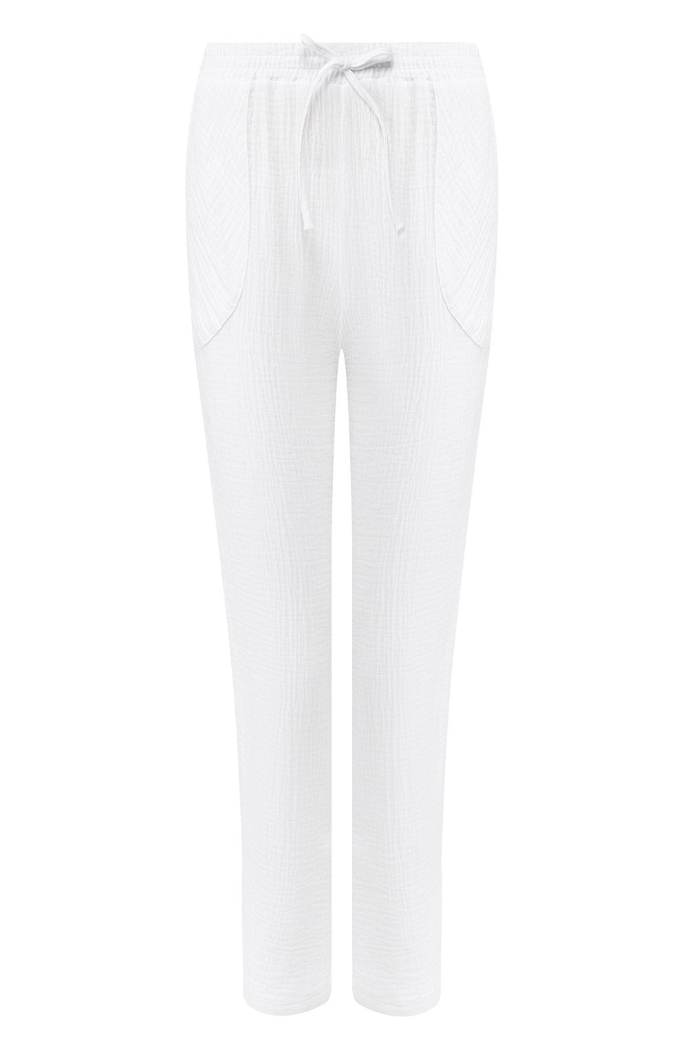 Хлопковые брюки LE CHAT белого цвета по цене 9680 руб., арт. MADRAGUE880, фото 1 Хлопковые брюки LE CHAT, арт. MADRAGUE880, фото 1