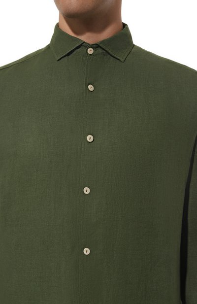 Льняная рубашка MC2 SAINT BARTH, арт. STBM/PAMPL0NA/01433F, фото 5