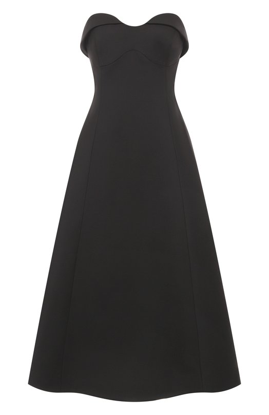 Платье из хлопка и вискозы Borne Bourgeois SW-DR-BO-2025 Чёрный SW-DR-BO-2025