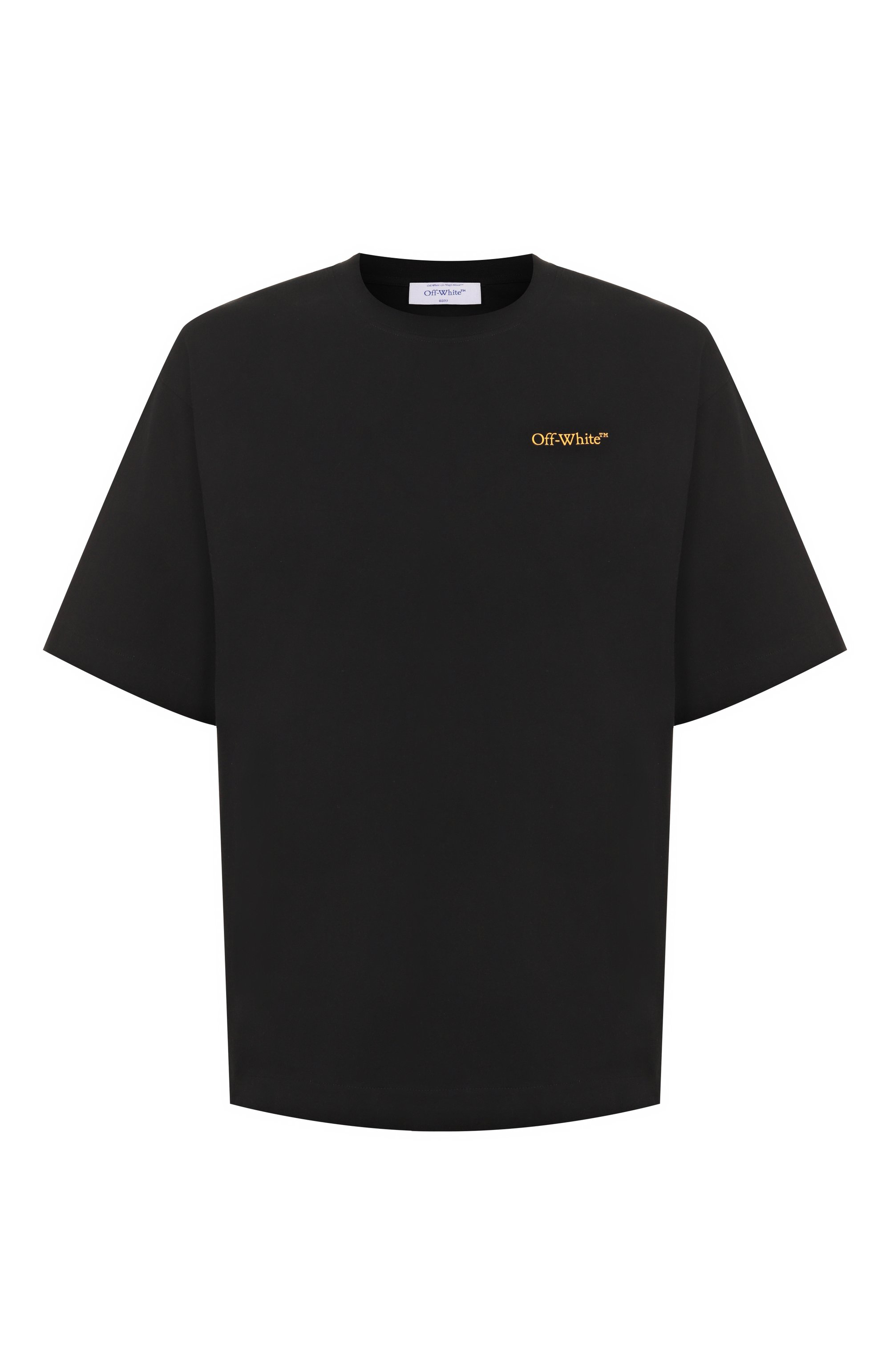 Хлопковая футболка OFF-WHITE, арт. 0MAA120S25JER00D, фото 1