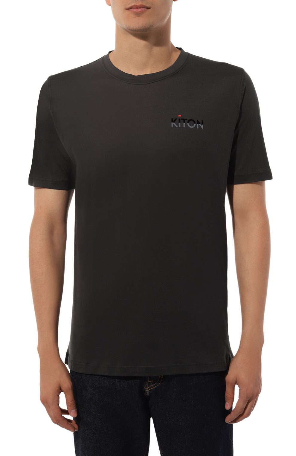 Хлопковая футболка KITON, арт. UMK0487KS, фото 3