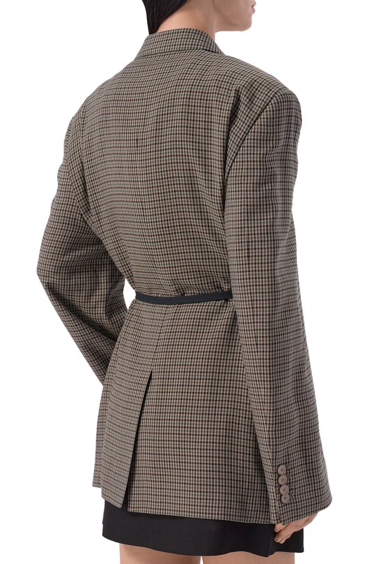 Жакет из лиоцелла Balenciaga 857365/TT038 Бежевый  857365/TT038 Фото 4