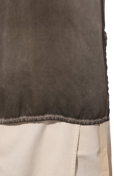 Шелковый топ UMA WANG темно-коричневого цвета по цене 68400 руб., арт. UW1077, фото 5 Шелковый топ UMA WANG, арт. UW1077, фото 5