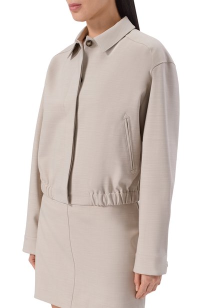 Бомбер из шерсти и вискозы 12 STOREEZ, арт. 135903, фото 3