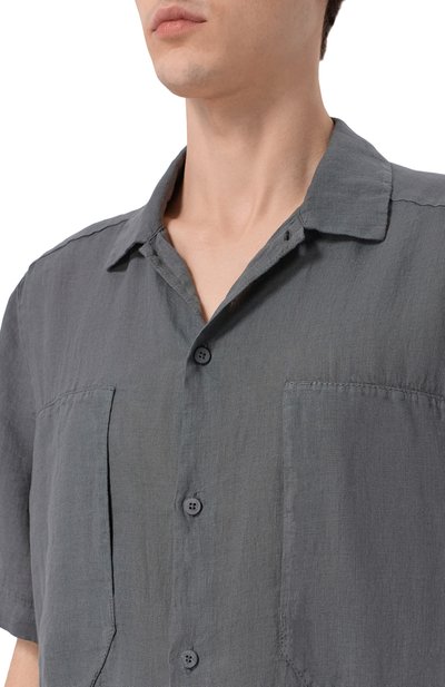 Льняная рубашка TRANSIT, арт. CFUTRCV312, фото 5