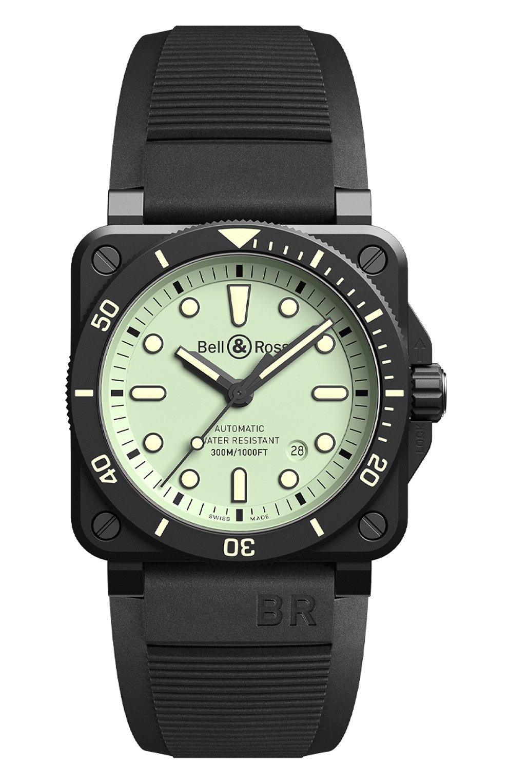 Часы br 03-92 diver full lum BELL AND ROSS, арт. BR0392-D-C5-CE/SRB, фото 1