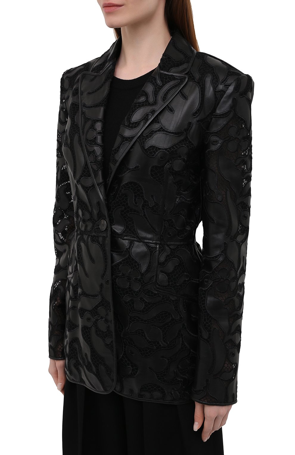Кожаный жакет ALEXANDER MCQUEEN, арт. 659843/Q5AF9, фото 3
