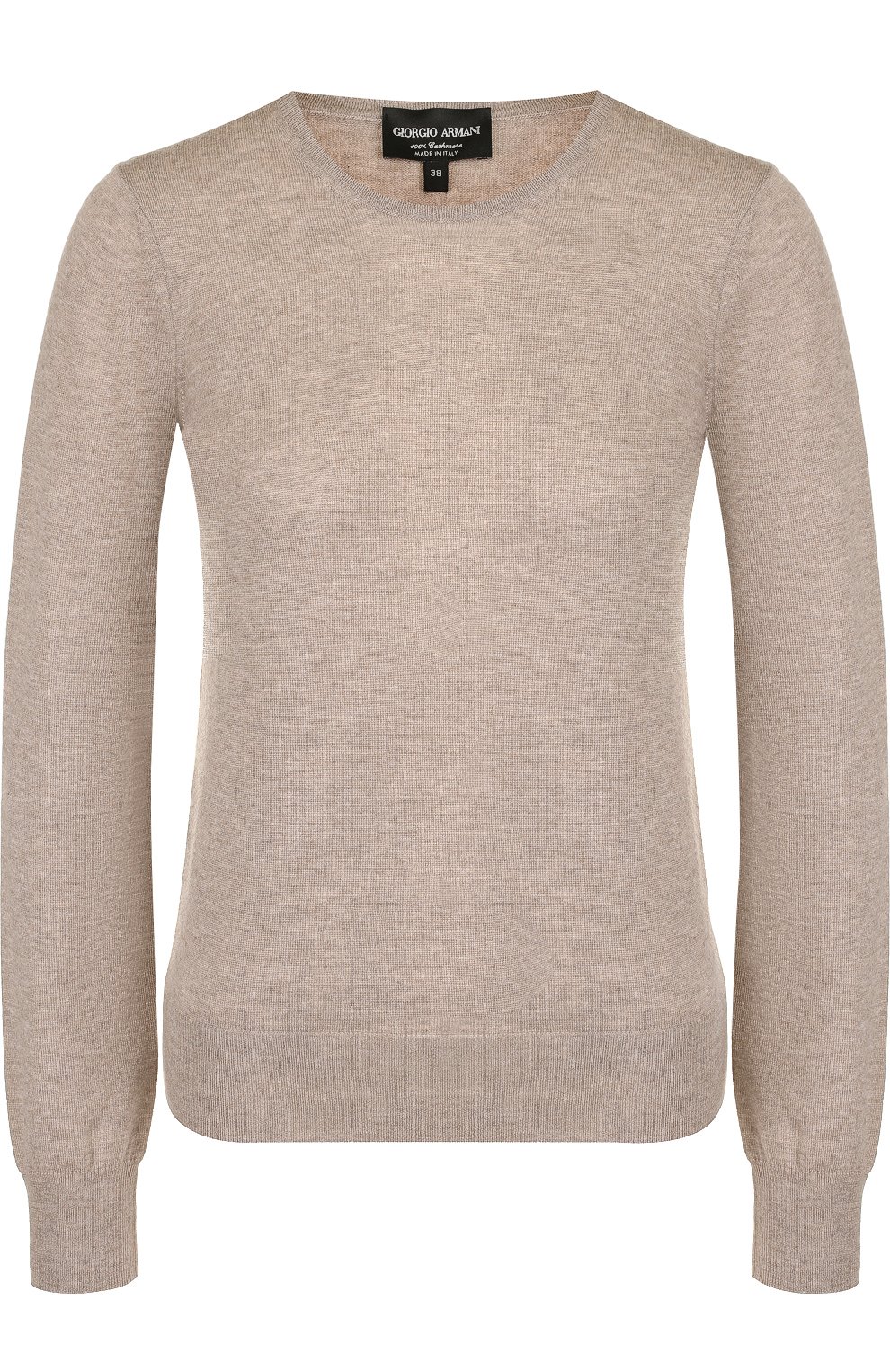 Однотонный кашемировый пуловер с круглым вырезом GIORGIO ARMANI, арт. 6ZAM19/AM62Z, фото 1