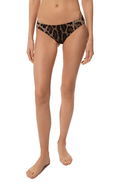 Плавки-бикини DOLCE & GABBANA леопардового цвета по цене 32300 руб., арт. 02A03J/FSGDM, фото 2 Плавки-бикини DOLCE & GABBANA, арт. 02A03J/FSGDM, фото 2