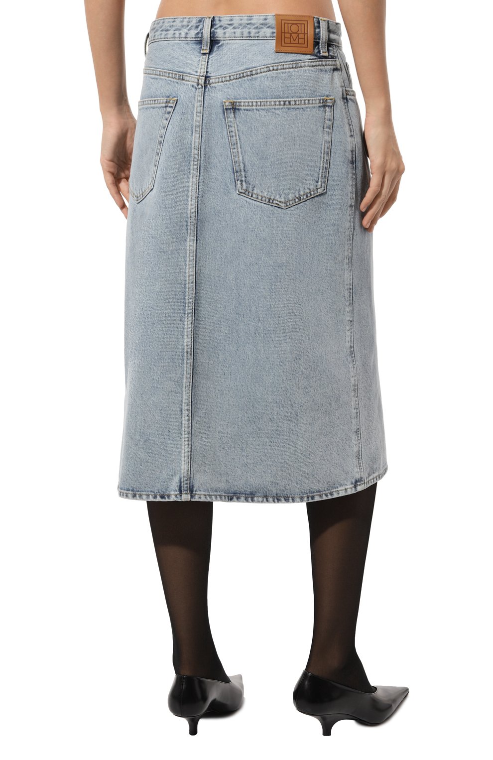 Джинсовая юбка TOTEME, арт. 243-WRB0193-FB0045, фото 4