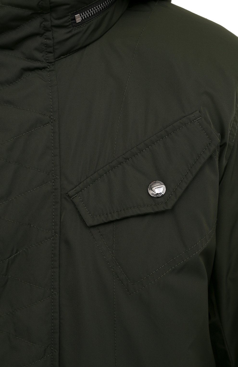 Парка ZADIG AND VOLTAIRE хаки цвета по цене 62650 руб., арт. WJCD2902F, фото 5 Парка ZADIG AND VOLTAIRE, арт. WJCD2902F, фото 5