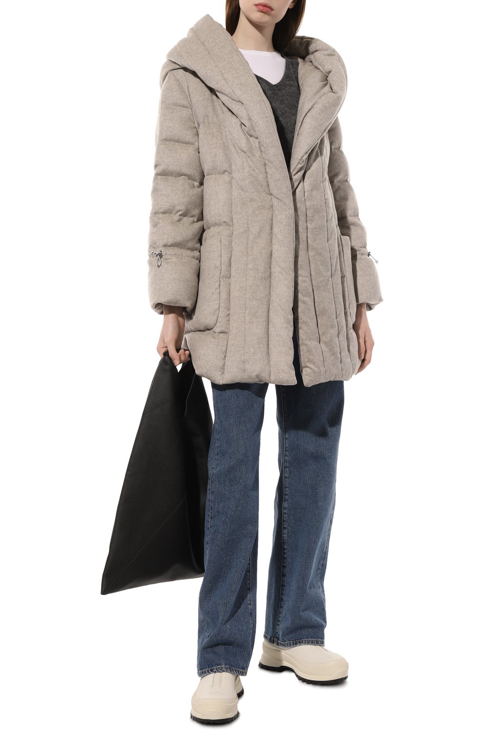 Пуховик из шерсти и кашемира MOORER, арт. MODPI100060TEPA228, фото 2