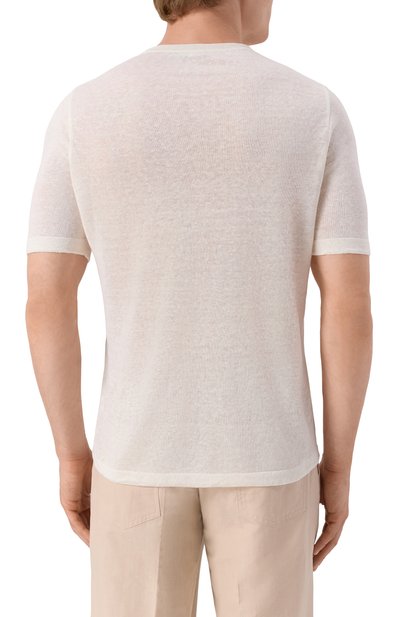 Льняная футболка ZILLI, арт. KRN002M0800VZLI00/48, фото 4