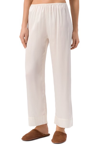 Шелковые брюки SIMONE PERELE белого цвета по цене 20810 руб., арт. 15B660, фото 3 Шелковые брюки SIMONE PERELE, арт. 15B660, фото 3