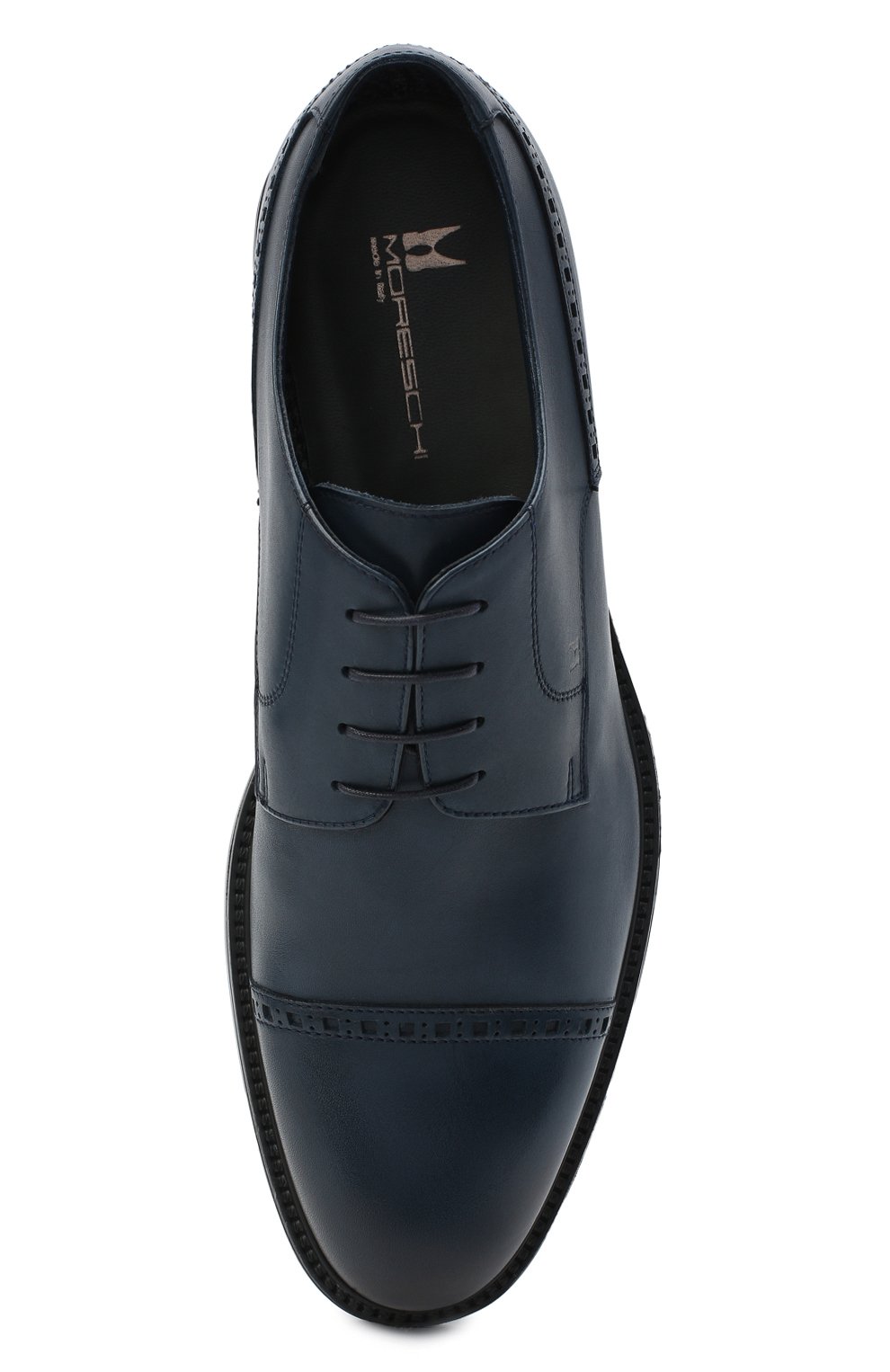 Кожаные дерби MORESCHI, арт. 43560/SD/B0RG0GNA/F.LANA, фото 5