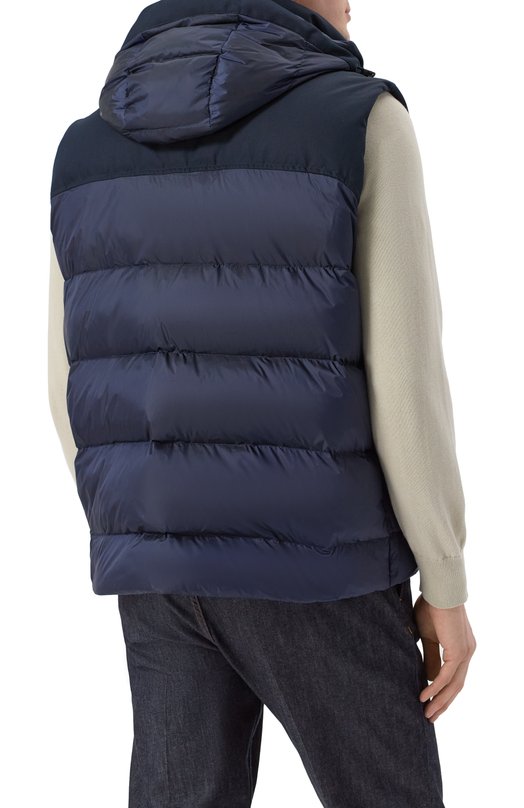 Пуховый жилет Paul&Shark 14312671/3XL Синий  14312671/3XL Фото 4