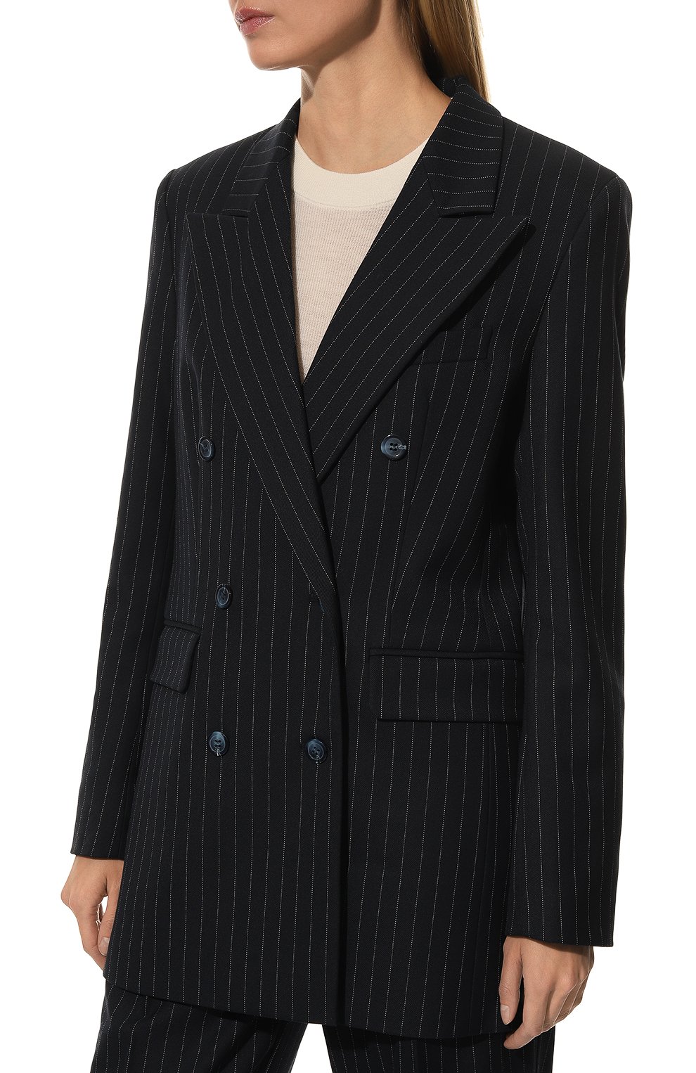 Жакет из вискозы SEVEN LAB, арт. JOVN pinstripes navy, фото 3