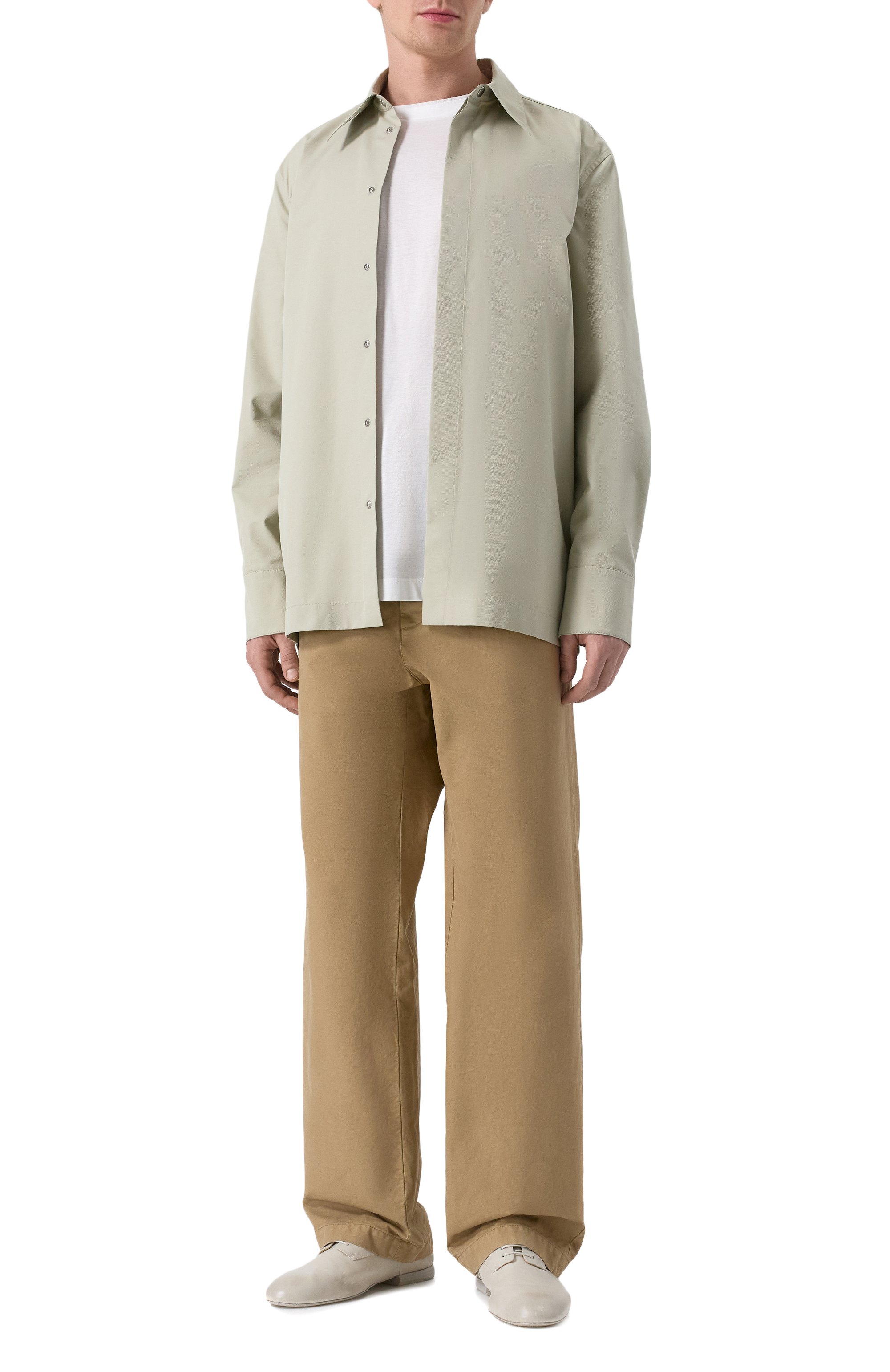 Хлопковая рубашка JIL SANDER, арт. J22DL0295-J46192, фото 2