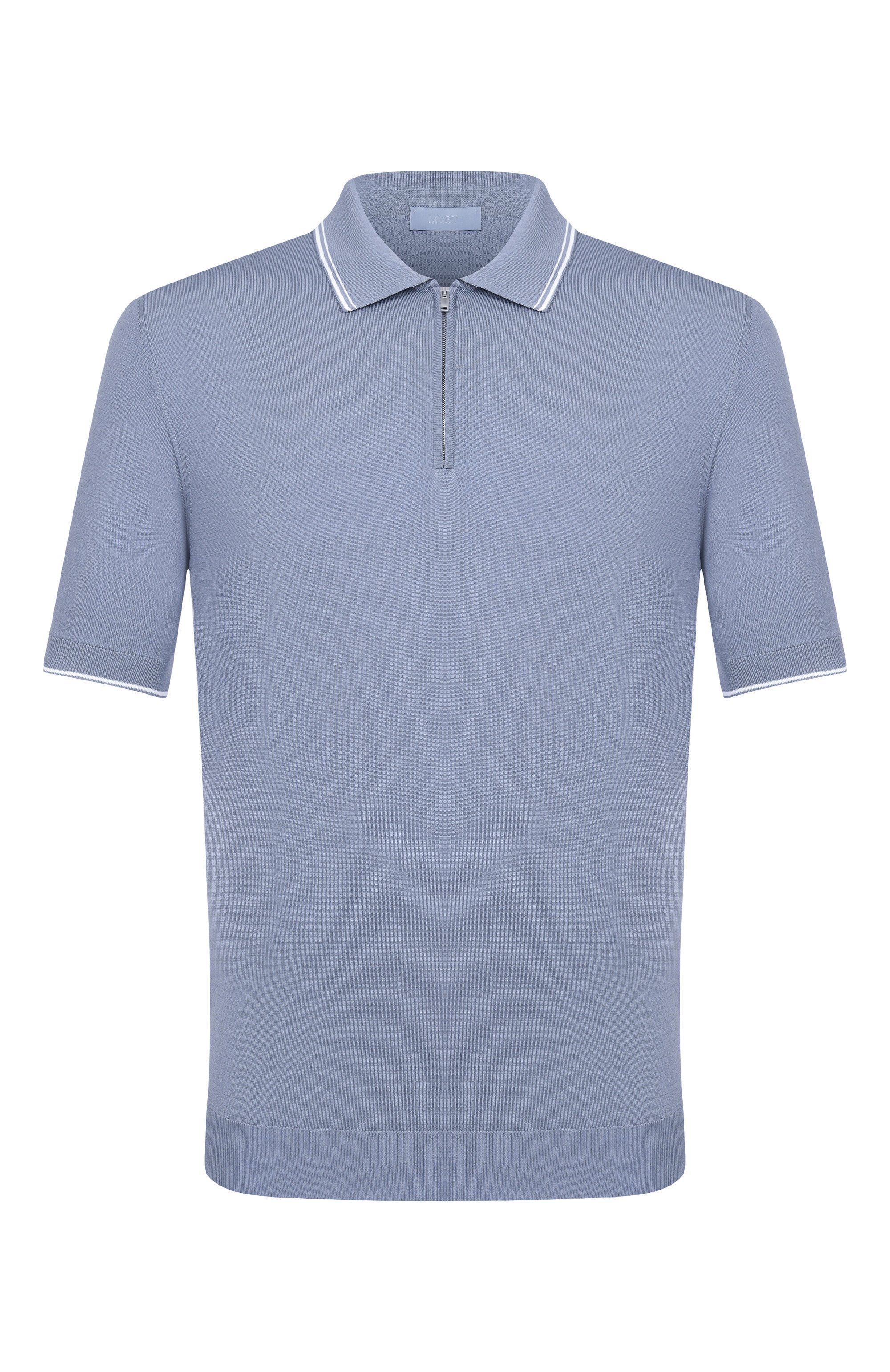 Поло из хлопка и шелка MVST, арт. M26.CSM.K425, фото 1
