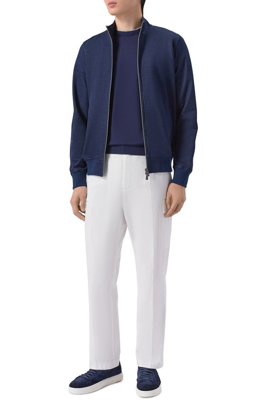 Хлопковая толстовка Capobianco 20M451.BL00. Синий  20M451.BL00. Фото 2