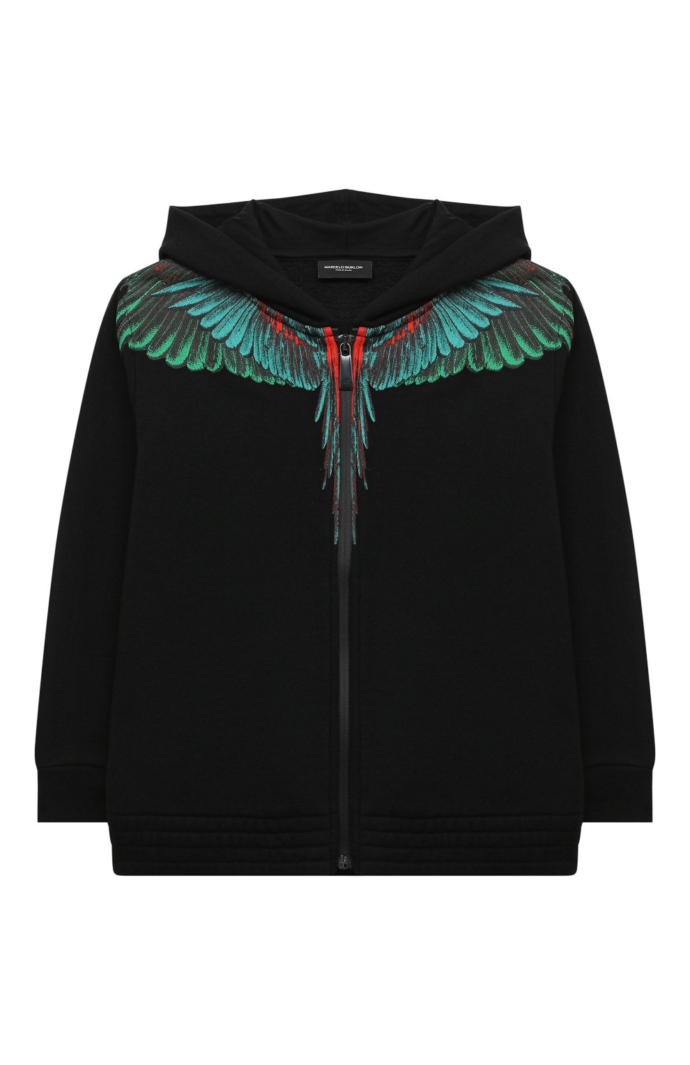 Хлопковая толстовка MARCELO BURLON KIDS OF MILAN, арт. 20I/B/MB/2204/0020/2-6Y, фото 1