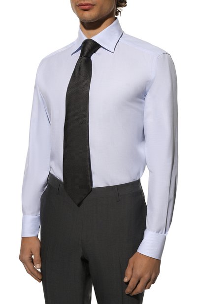 Хлопковая сорочка ZEGNA, арт. 301504/9RS0GS, фото 4