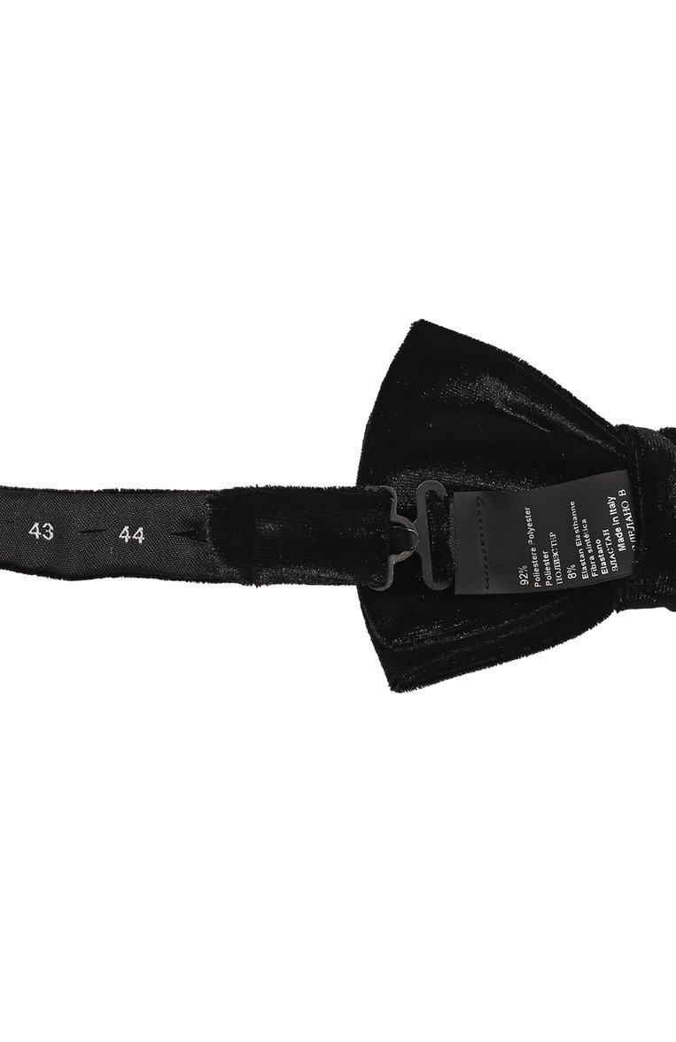 Мужской галстук-бабочка HUGO черного цвета, арт. 50508517 | Фото 2 (Материал: Текстиль, Синтетический материал; Материал сплава: Проставлено; Нос: Не проставлено)