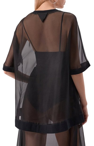 Топ из шелка и хлопка MIDGARD PARIS, арт. TS701-SK-BK, фото 4